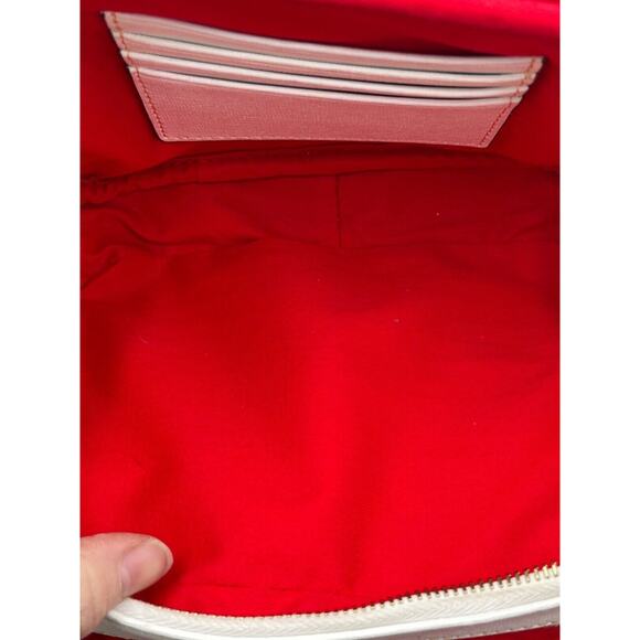 Dooney & Bourke Authenticated Sawyer White Saffiano Leather Crossbody Bag - Picture 11 of 14